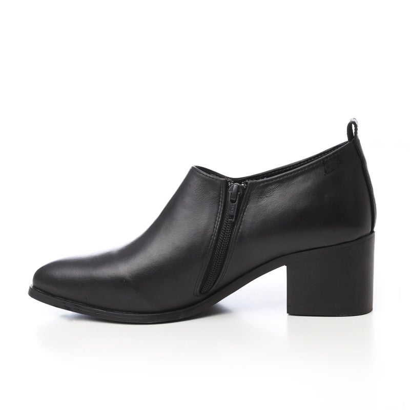 Mr.joe Block Heel Ankle Boots Black - Image 3